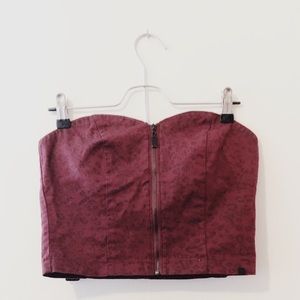 Urban Outfitters Leopard Print Crop Top